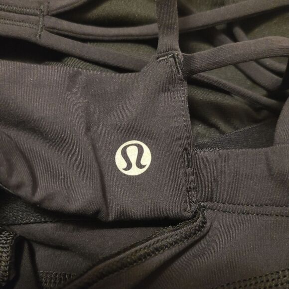 Lululemon Exquisite Tank II Black Size 4 RARE - Picture 4 of 6